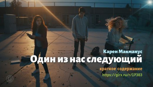 Читать краткий пересказ книги Карен Макманус «Один из нас следующий». Один из нас следующий, Макману.jpg