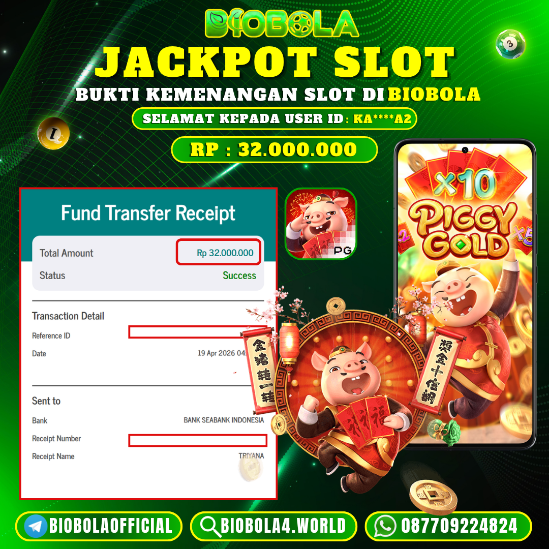 JP PIGGY GOLD PG SOFT 32 JT BIOBOLA DI BAYAR LUNAS !!