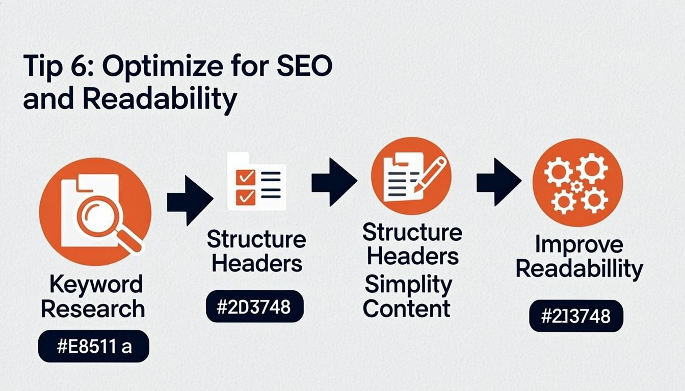 tutorial visual: Tip 6: Optimize for SEO and Readability