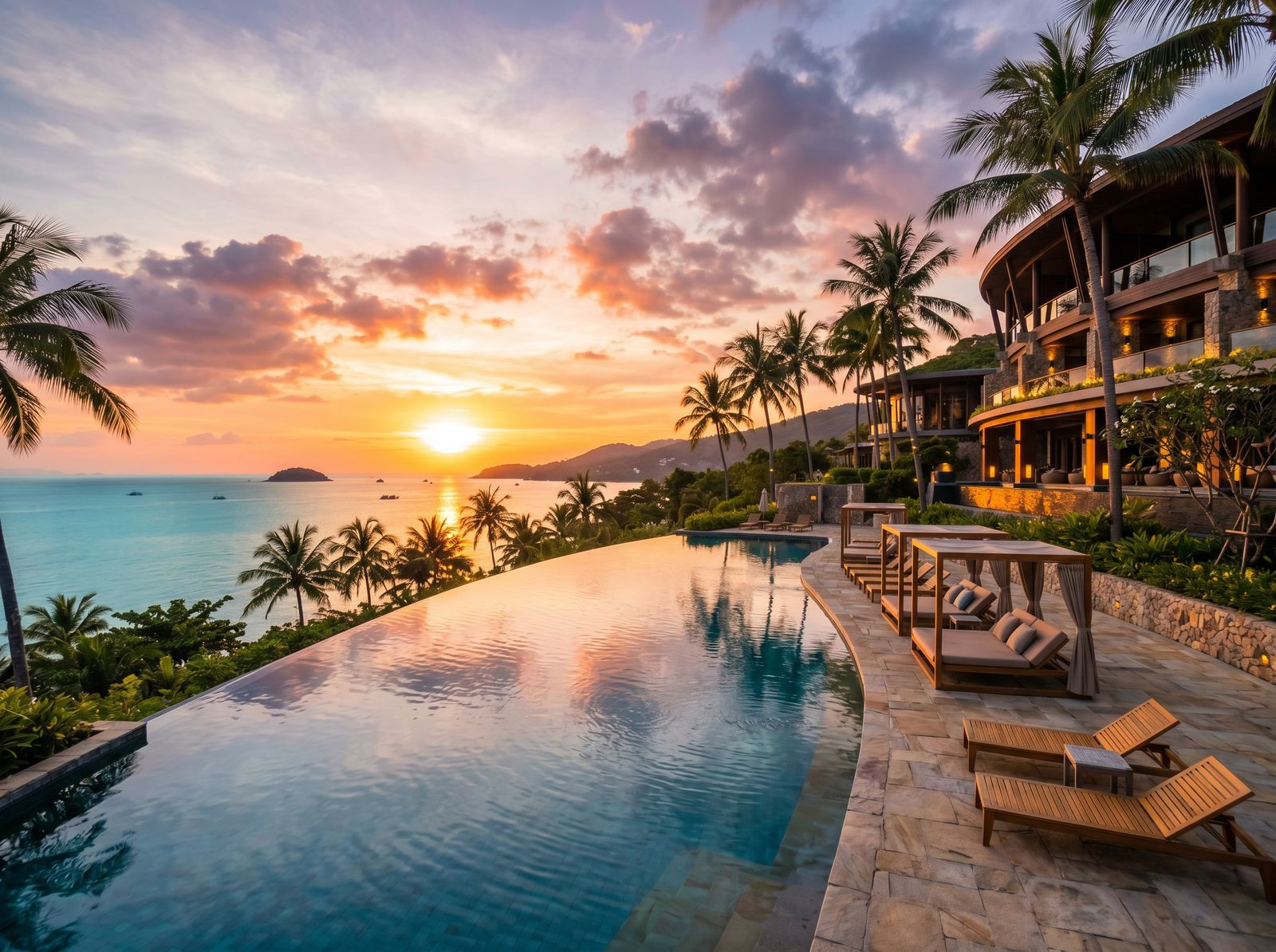 Luxury hotel property