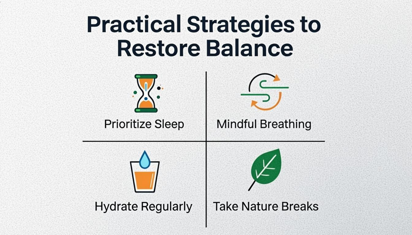 list visual: Practical Strategies to Restore Balance