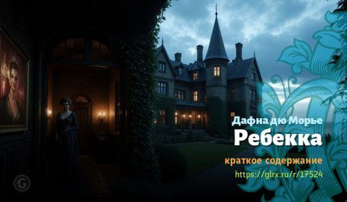 Читать краткий пересказ книги Дафны дю Морье «Ребекка». Ребекка, дю Морье, краткое содержание Дафна .jpg