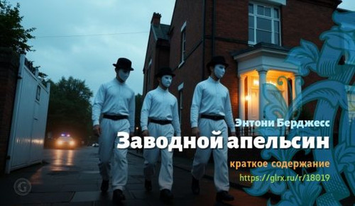 Читать краткий пересказ книги Энтони Берджесса «Заводной апельсин». Заводной апельсин, Берджесс, кра.jpg