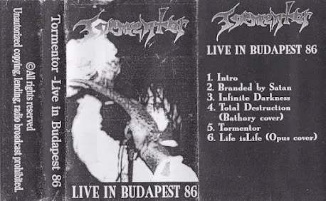 Cover Live in Budapest 86