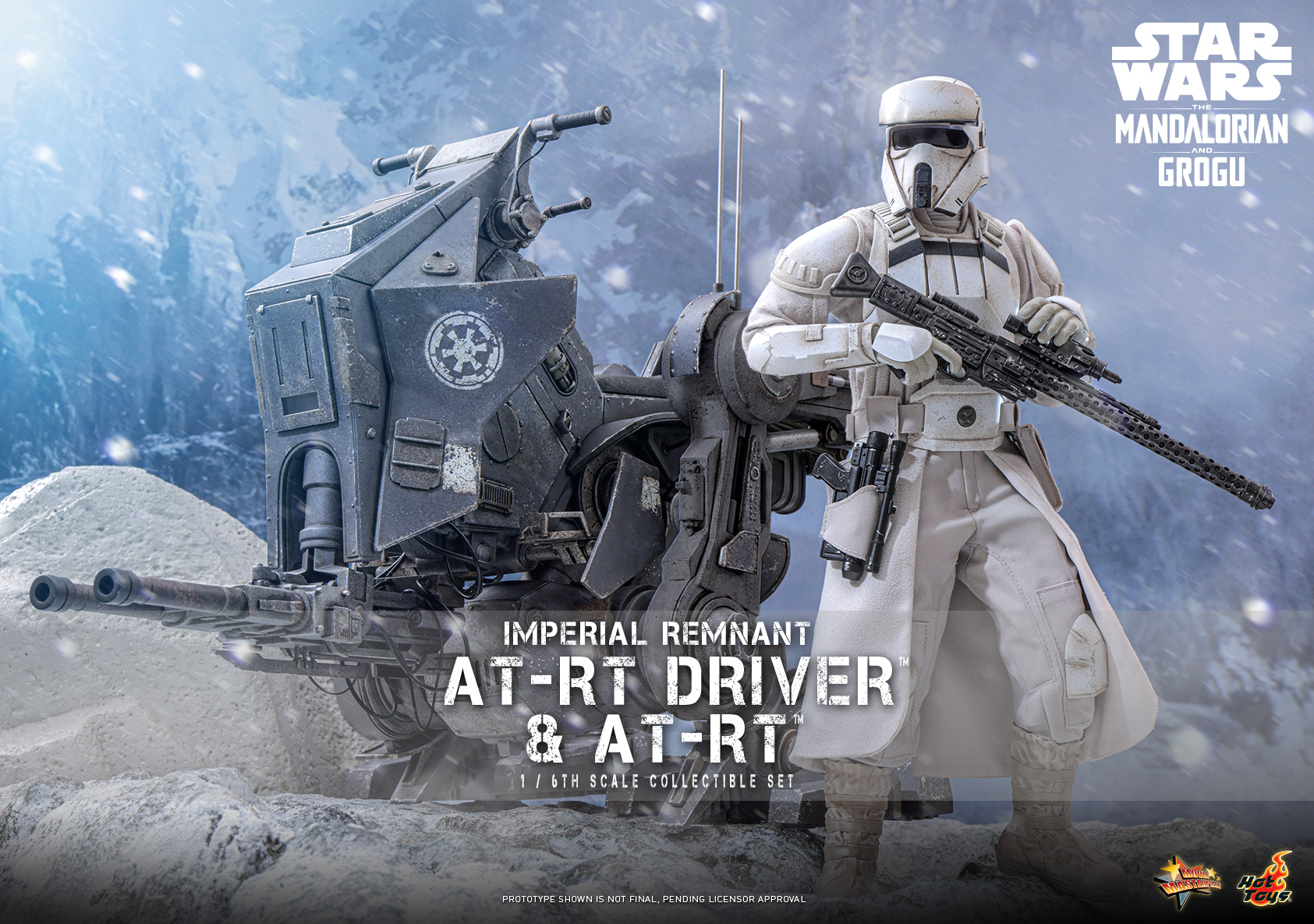 Imperial Remnant Forces Advance with Hot Toys AT-RT Driver and Walker Set
