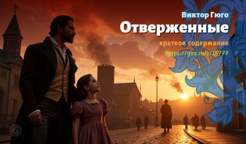 Читать краткий пересказ романа Виктора Гюго «Отверженные». Отверженные, Виктор Гюго, краткое содержа.jpg