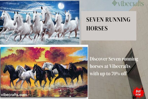 Seven Running Horses Wall Art for Home-Vibecrafts.jpg