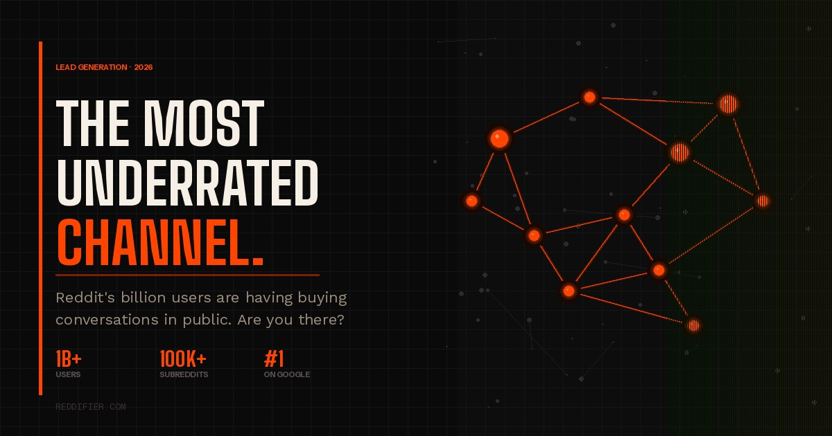 Why Reddit Is the Most Underrated Lead Generation Channel in 2026