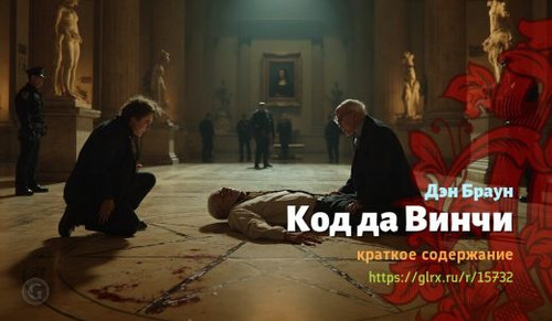 Читать краткий пересказ романа Дэна Брауна «Код да Винчи». Код да Винчи, краткое содержание Дэн Брау.jpg