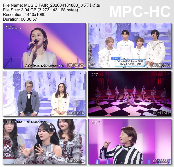 [TV-Variety] MUSIC FAIR – 2026.04.18