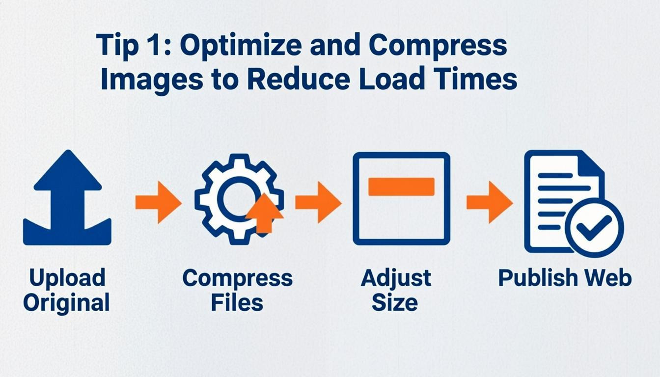 tutorial visual: Tip 1: Optimize and Compress Images to Reduce Load Times