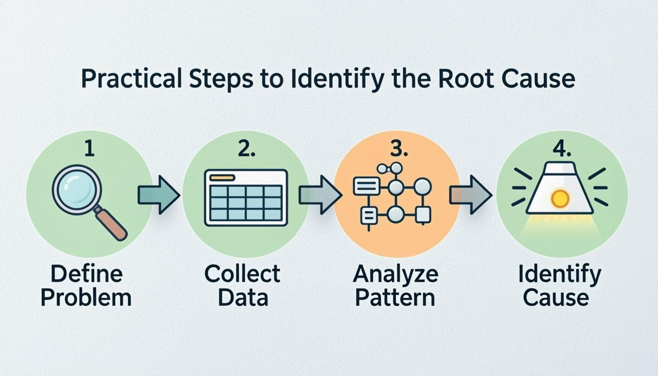 tutorial visual: Practical Steps to Identify the Root Cause
