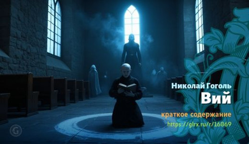 Читать краткий пересказ романа Николая Гоголя «Вий». Вий, Гоголь, краткое содержание Николай Гоголь.jpg