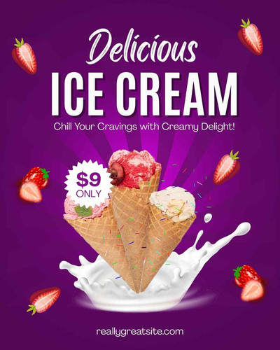 create ice cream banner (5)