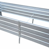 metalinė pakelta lysvė 150x50x20cm 10x10cm #1.3