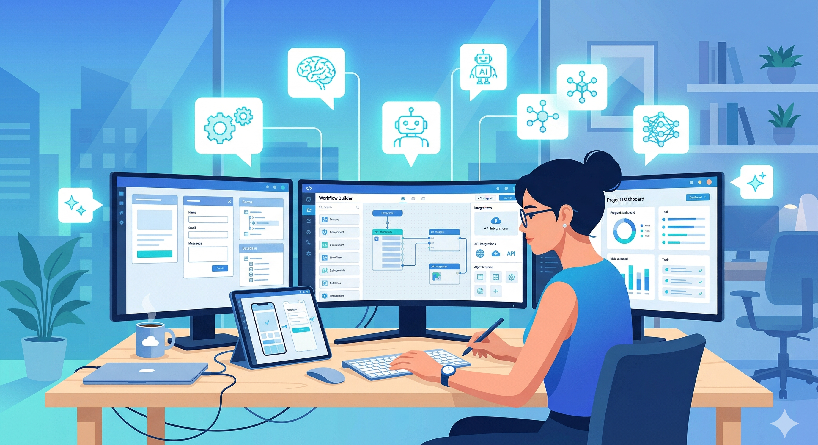 로우코드 노코드 플랫폼으로 작업하는 프리랜서