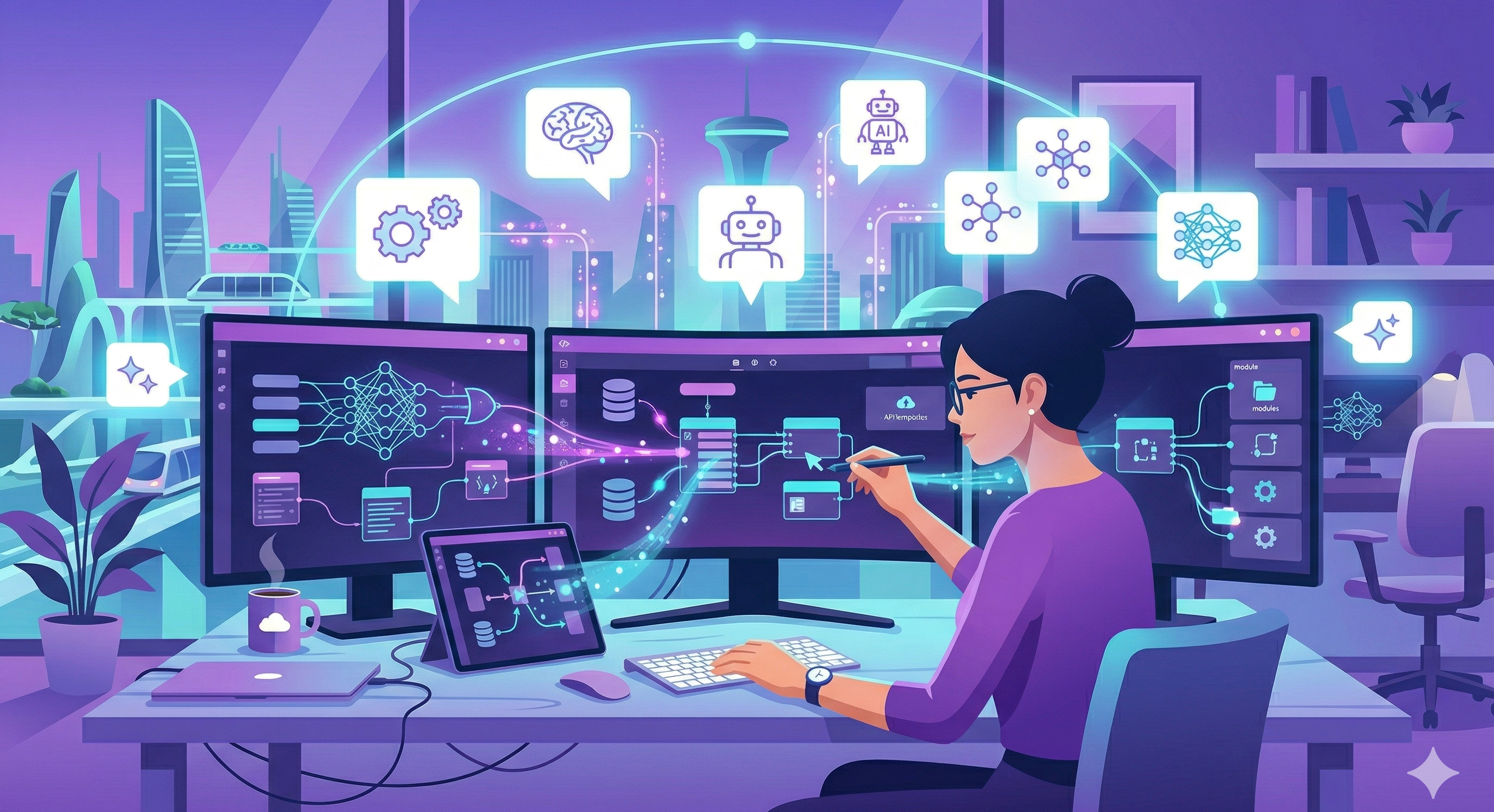 AI 기반 워크플로우 자동화 인터페이스