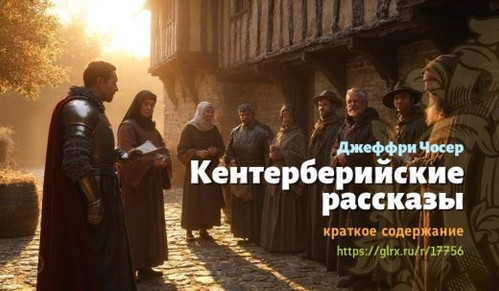 Читать краткий пересказ книги Джеффри Чосера «Кентерберийские рассказы». Кентерберийские рассказы, Ч.jpg