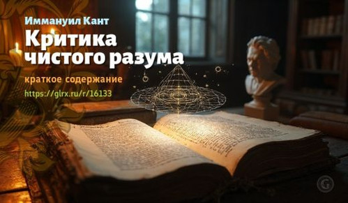 Читать краткий пересказ книги Иммануила Канта «Критика чистого разума». Критика чистого разума, Кант.jpg