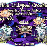 fable lillypad croackers