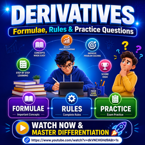 Derivatives Formulae, Rules & Practice Questions Complete Rules of Differentiation.png