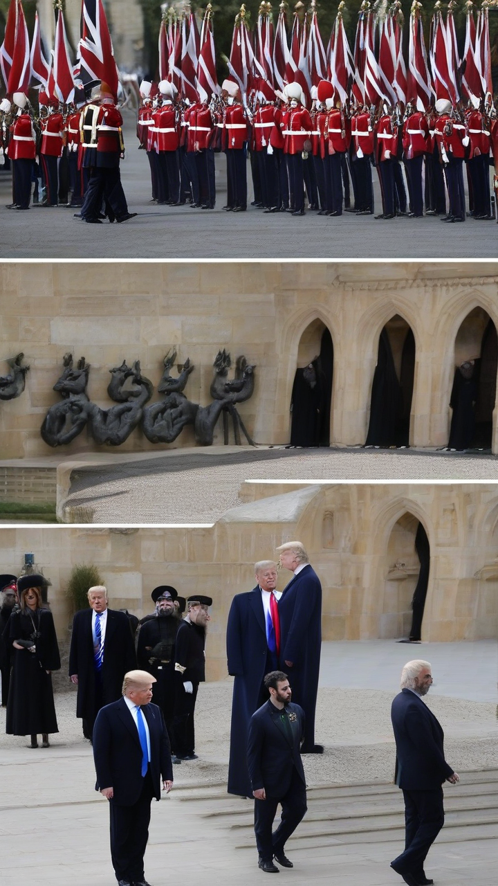 Trump hails British as 'friends' as king visits amid Iran tensions