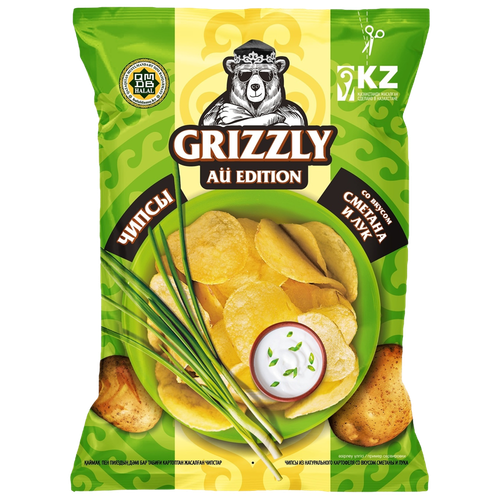 4870235681574 379778 ЧИПСЫ GRIZZLY СМЕТАНА ЛУК 55Г ФЛ П.png