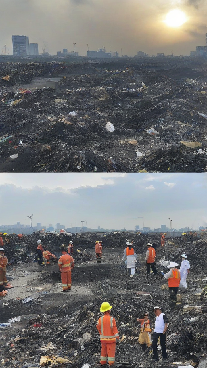 Dizon returns to Navotas landfill with Japanese experts as govt ramps up response to toxic blaze