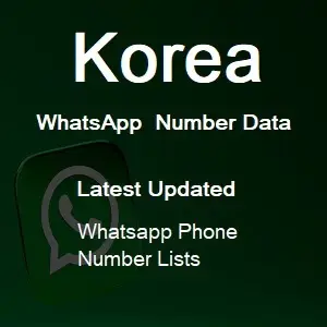 Korea Whatsapp Number Data.webp