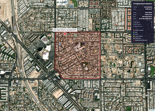 4297 Vegas Valley Dr Las Vega neighborhood map.png