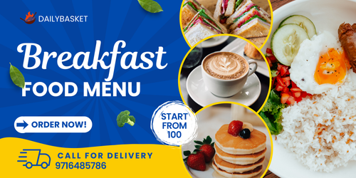 Blue and Yellow Dynamic Food Breakfast Banner Horizontal.png
