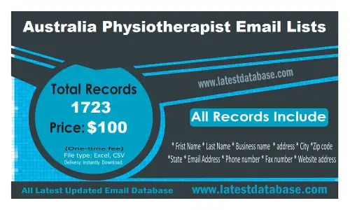 Australia Physiotherapist Email Lists.webp
