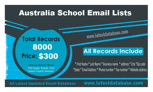 Australia School Email Lists.webp