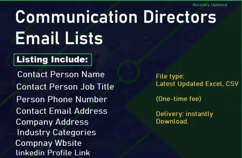 Communication Directors Email Lists.webp