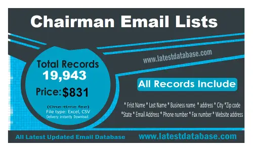 Chairman Email Lists.webp
