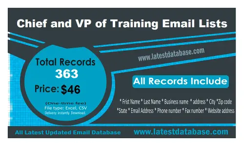 Chief and VP of Training Email Lists.webp