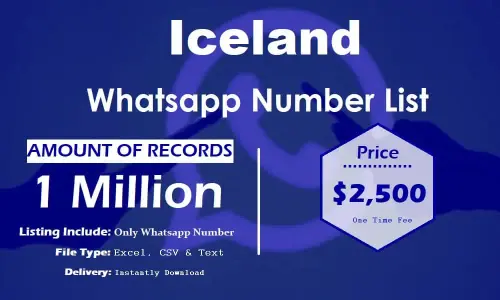 Список номеров WhatsApp в Исландии.webp