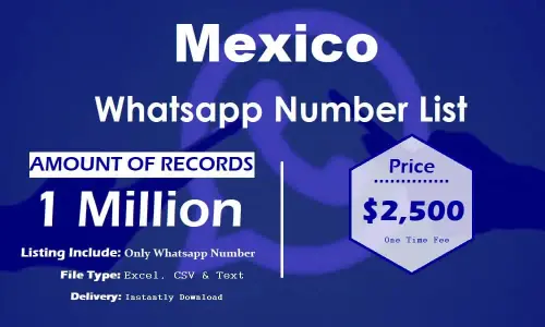 Список номеров WhatsApp в Мексике.webp