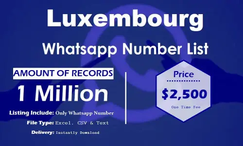Список номеров WhatsApp в Люксембурге.webp