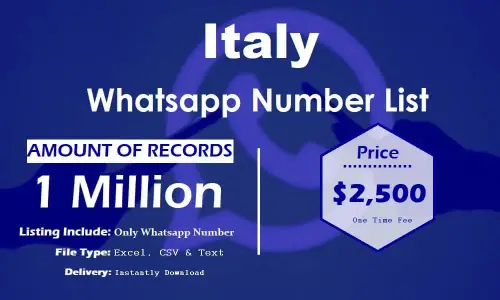 Список номеров WhatsApp в Италии.webp