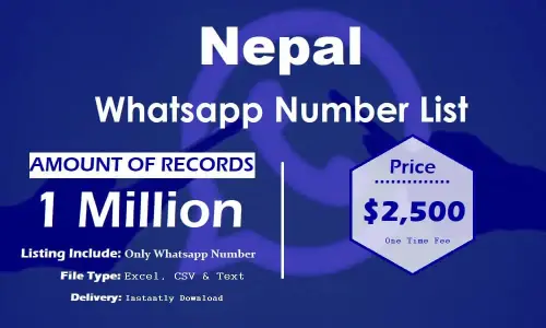 Список номеров WhatsApp в Непале.webp