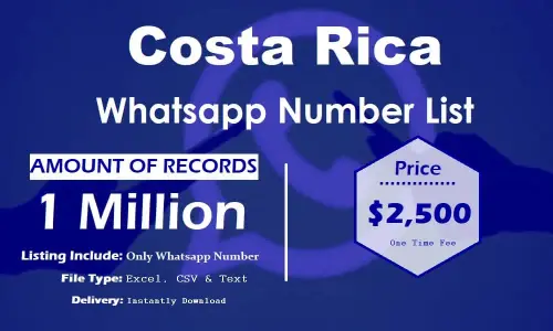 Список номеров WhatsApp в Коста Рике.webp