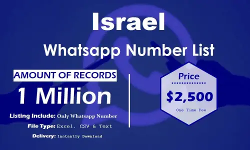 Список номеров WhatsApp в Израиле.webp