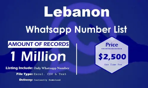Список номеров WhatsApp в Ливане.webp