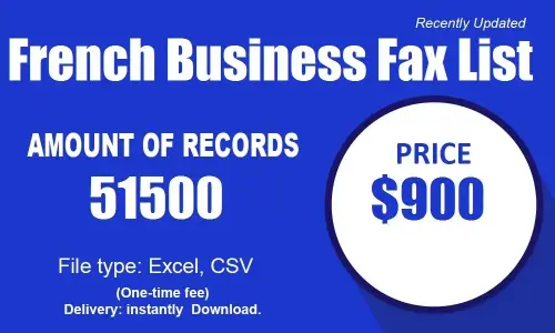 French Business Fax List.webp