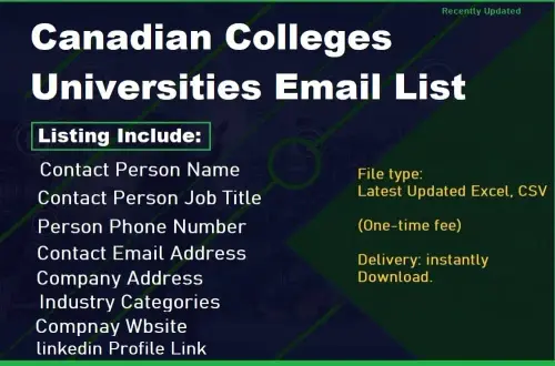 Canadian Colleges Universities Email Lists.webp