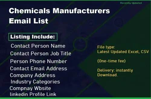 Chemicals Manufacturers Email Lists.webp