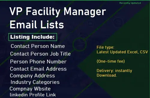 VP Facility Manager Email Lists.webp