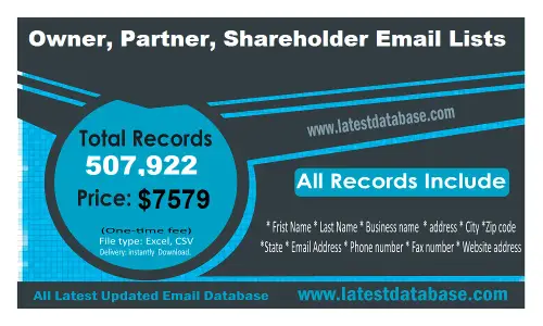 Owner Partner Shareholder Email Lists.webp