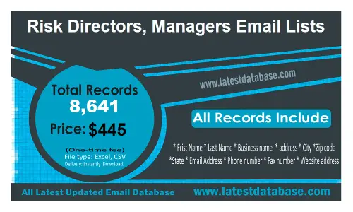 Risk Directors Managers Email Lists.webp